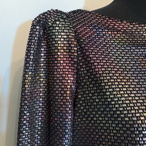 Free People Diamonds are Forever metallic shimmer party dress size Small NWT - Picture 6 of 13